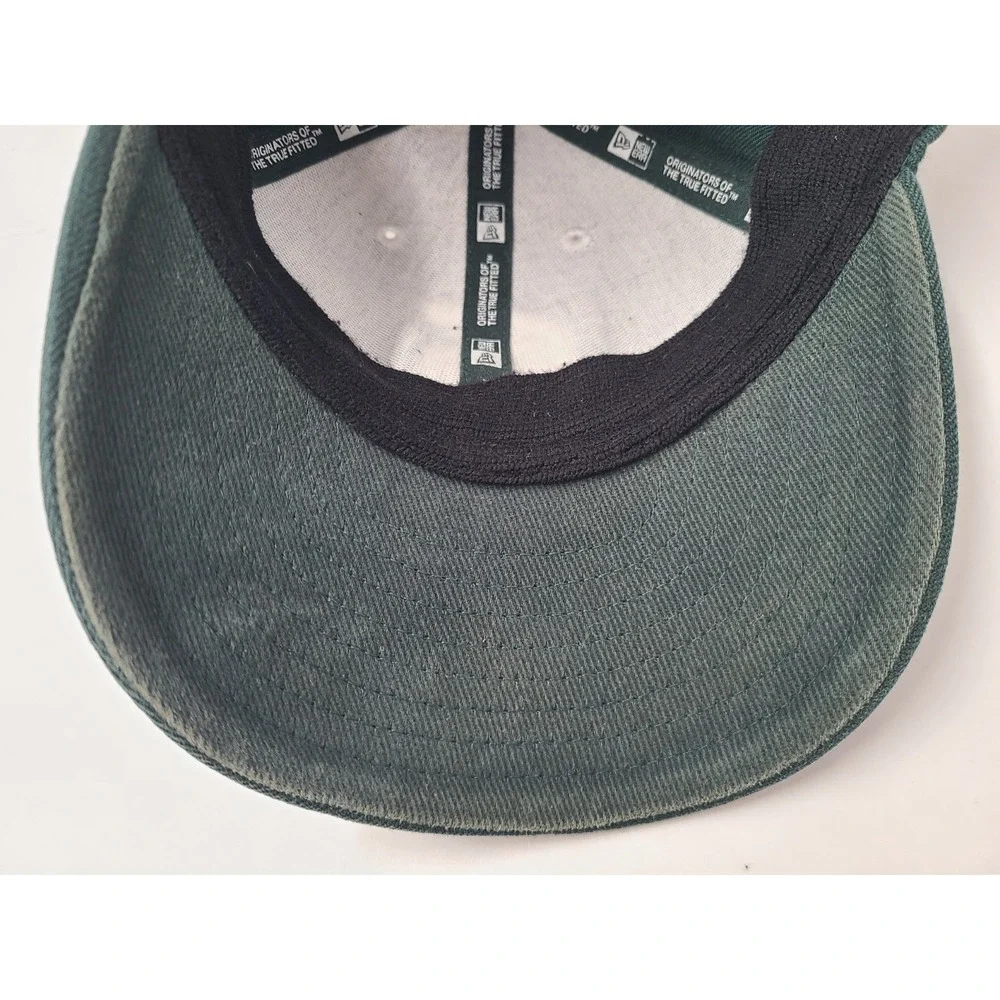 Michigan State University Spartans New Era Fitted 6 3/4 Hat Cap Wool‎ Blend NCAA